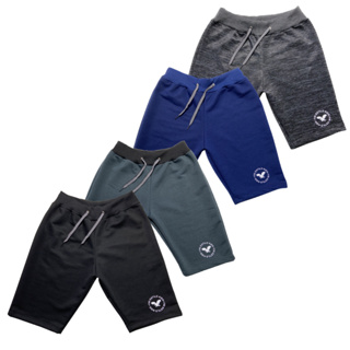 Kit 4 Bermudas short Infantil Masculina Moletom Moletinho Menino criança várias cores 02 a 12 anos