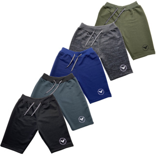 Kit 5 Bermudas short Infantil Masculina Moletom Moletinho Menino várias cores 02 a 12 anos