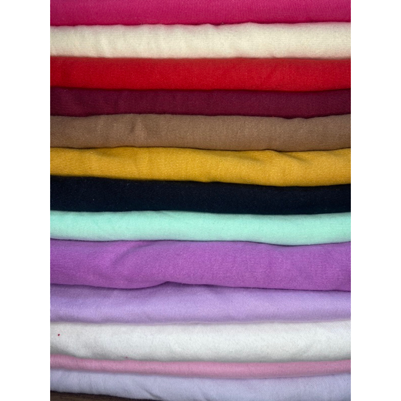 1 Kg Retalho Meia Malha Lisa PV Algodão (Menores de 1 Metro)