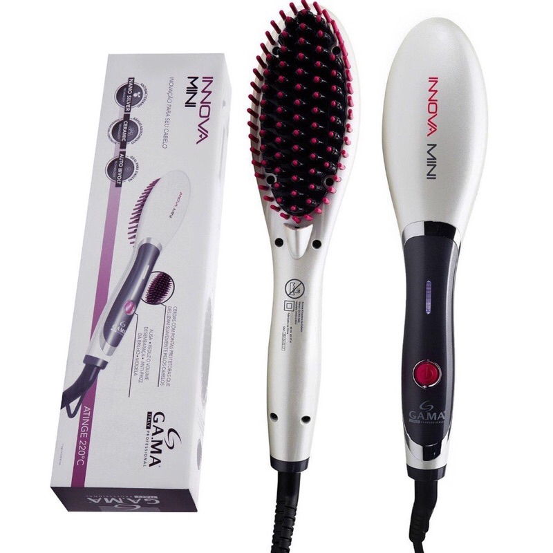 Escova Alisadora Gama Innova Mini | Shopee Brasil