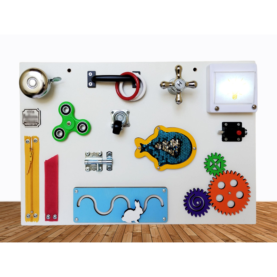 Painel Sensorial Infantil / Painel Sensorial Montessori Psicomotor ...