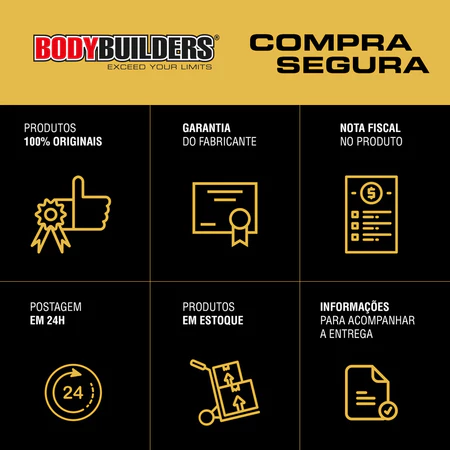 Kit 2x Waxy Whey 900g 2x BCAA 2x Creatina 100g 2x Glutamina 100g Coqueteleira Bodybuilders - Vista 7