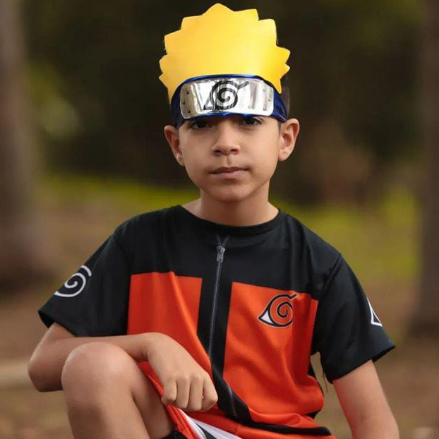 Roblox - Camiseta Fantasia Infantil Personagens Meninos Naruto