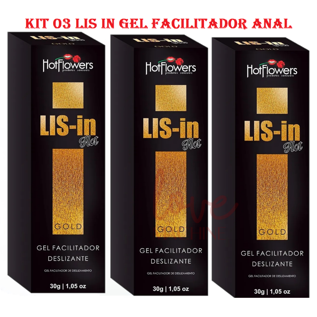 Lis-In Gold Gel Dessensibilizante Anal Sem Dor 30g - 3 Unidades | Shopee  Brasil