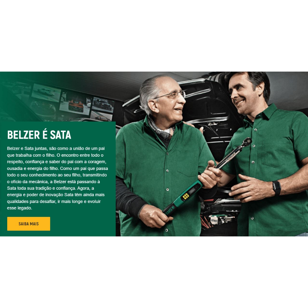 Alicate BELZER / SATA Universal 8 Pol. Aço Cromo-Vanádio (Cr-V