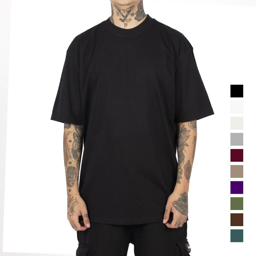 Camiseta Oversized Basic Streetwear Lisa 100% Algodão Premium