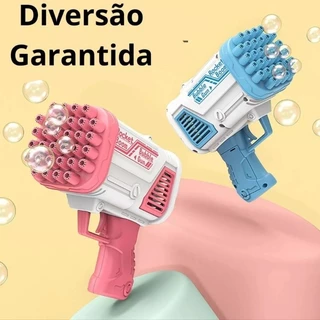 Bazuca Pistola Bolha De Sabão Automática Verão Diversão Brinquedo