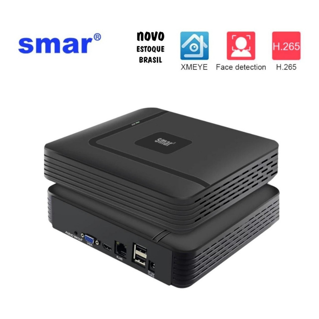 HD CCTV Surveillance Video Recorder, Detecção de Rosto, XMeye H265 +, 8MP,  4K, 8 canais, áudio, híbrido, Wi-Fi, TVI, CVI, NVR, DVR, HD, 8 canais