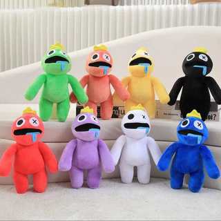 Boneco Babão Rainbow Friends Jogo Roblox Azul Pelúcia 45cm