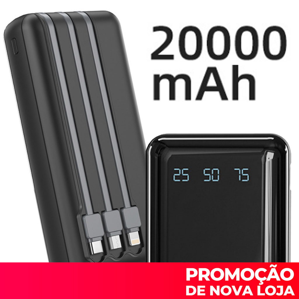 Carregador Portátil Celular 2000mah Bateria Externa