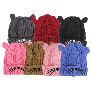 Gorro Touca Infantil Criança Menino Menina Tricotado Quente Fashion