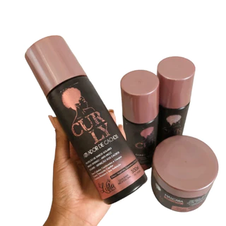 Kit Ativador de Cachos Shampoo + Condicionador + Ativador + Máscara 500gr