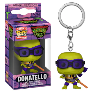 CHAVEIRO FUNKO POP KEYCHAIN TEENAGE MUTANT NINJA TURTLES: MUTANT MAYHEM - DONATELLO (72329) NOVO ORIGINAL em Oferta na Shopee