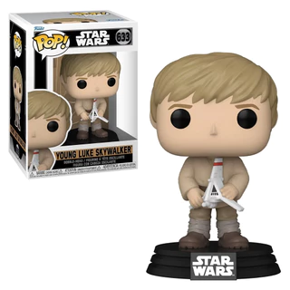 FUNKO POP STAR WARS: KENOBI - YOUNG LUKE SKYWALKER 633 NOVO ORIGINAL em Oferta na Shopee