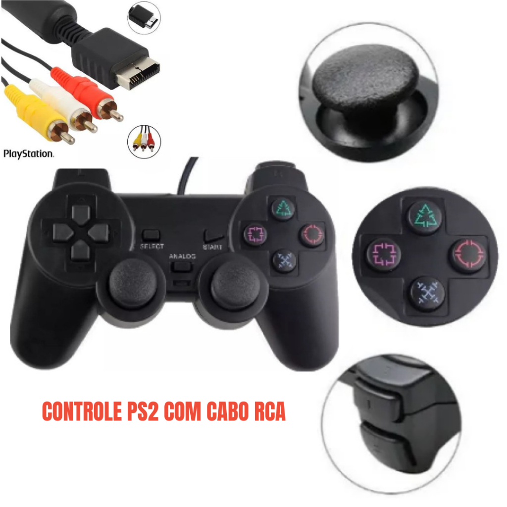Capa Case e Skin Adesivo Compatível PS2 Controle - GTA San Andreas