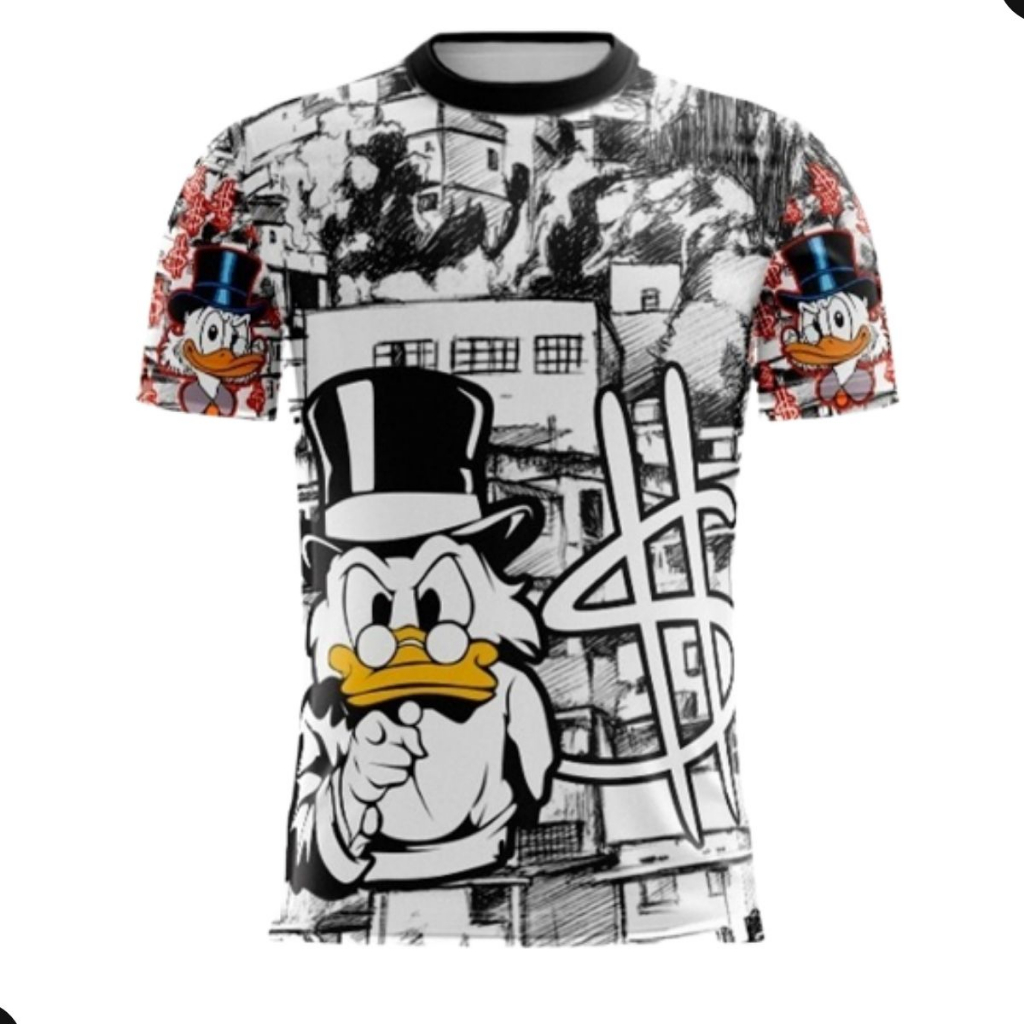 Camiseta Mandrake Pato Donald Ostentação Favela Dry