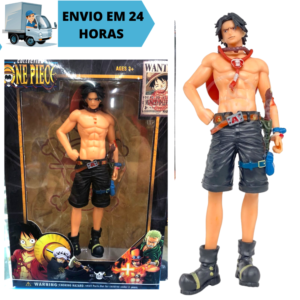 Boneco Brinquedo Anime Miniatura Action Figure De A O One Piece Cm Portgas D Ace Shopee