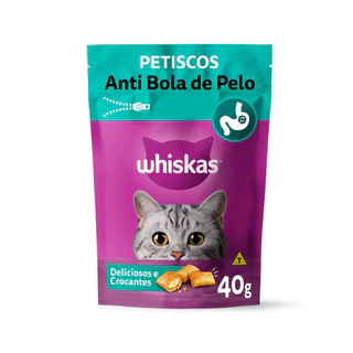 Petisco Whiskas Temptations Anti Bola De Pelo Gatos Adultos 40g