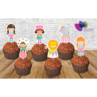 Topper Tags Docinhos Doces Festa Já recortados e colados em palitinhos acrílico PRONTO PARA USA - ( FAZEMOS TODOS OS TEMAS )