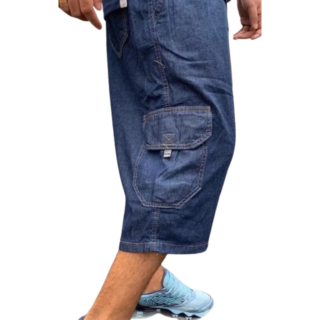short cargo jeans em Promoção na Shopee Brasil 2025