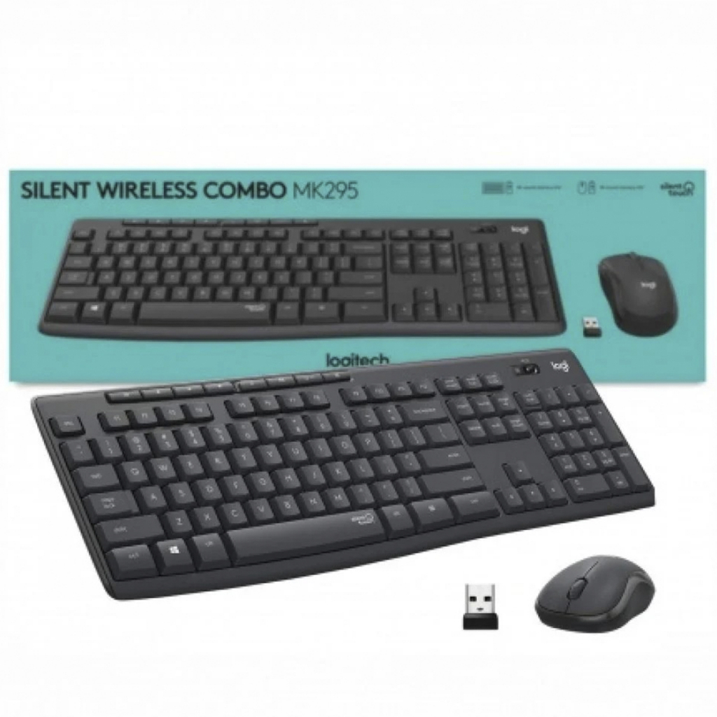 Kit Logitech Teclado E Mouse Silent Touch Sem Fio Bluetooth | Shopee Brasil