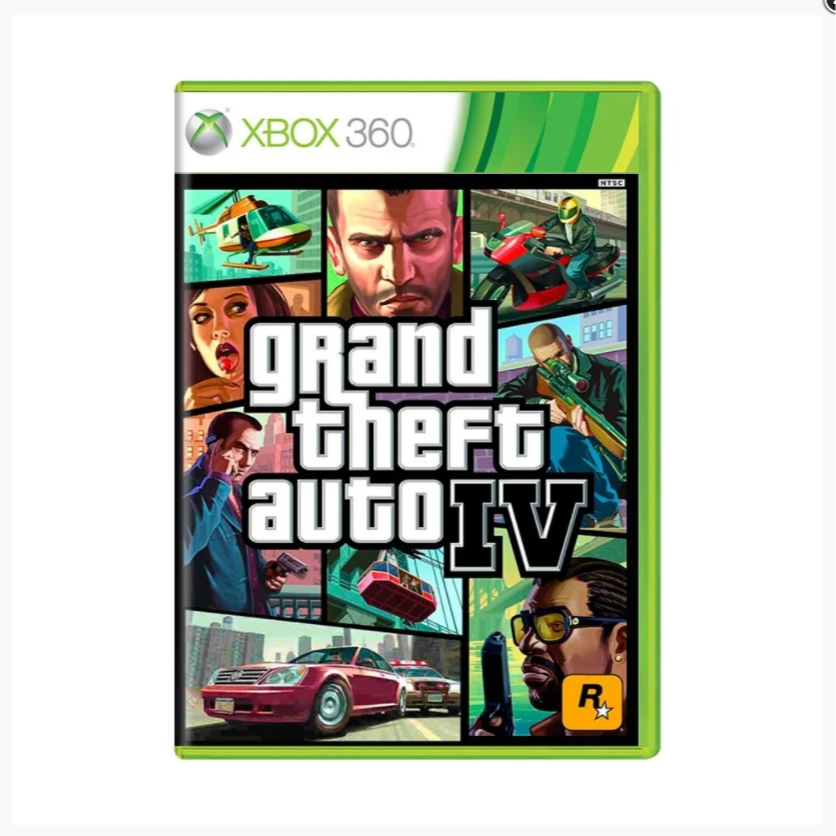 Jogo Gta 4 + Liberty City Xbox 360 Original Pack 2 Jogos