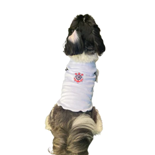 Roupa para pet Camiseta /Regata pet time futebol cachorro torcedor pet verão Camisa campeonato
