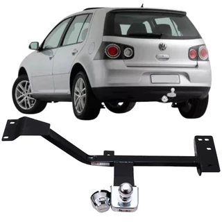 Engate Reboque Fixo Golf 1999 A 2013 Aco Resistente Capacidade Carga 400kg Braconi