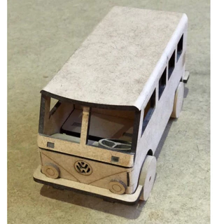 Perua Kombi em MDF Brinquedo,Decoração