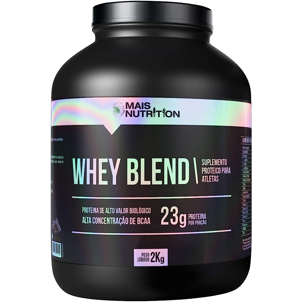 Suplemento Blend Whey Protein Mais Nutrition 2kg – Chocolate MAIS VENDIDO