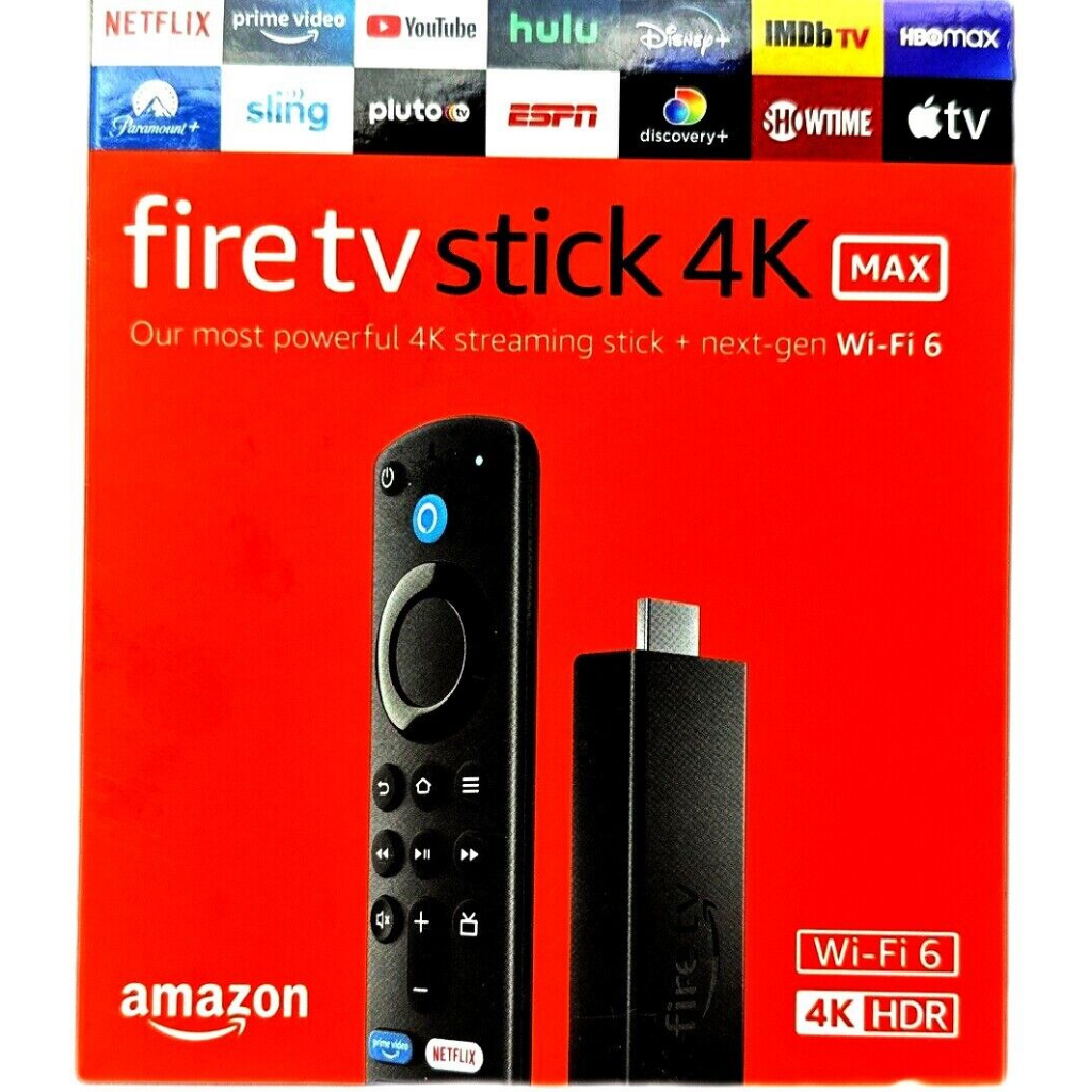   Fire TV Stick 4K Max with Alexa Voice Remote