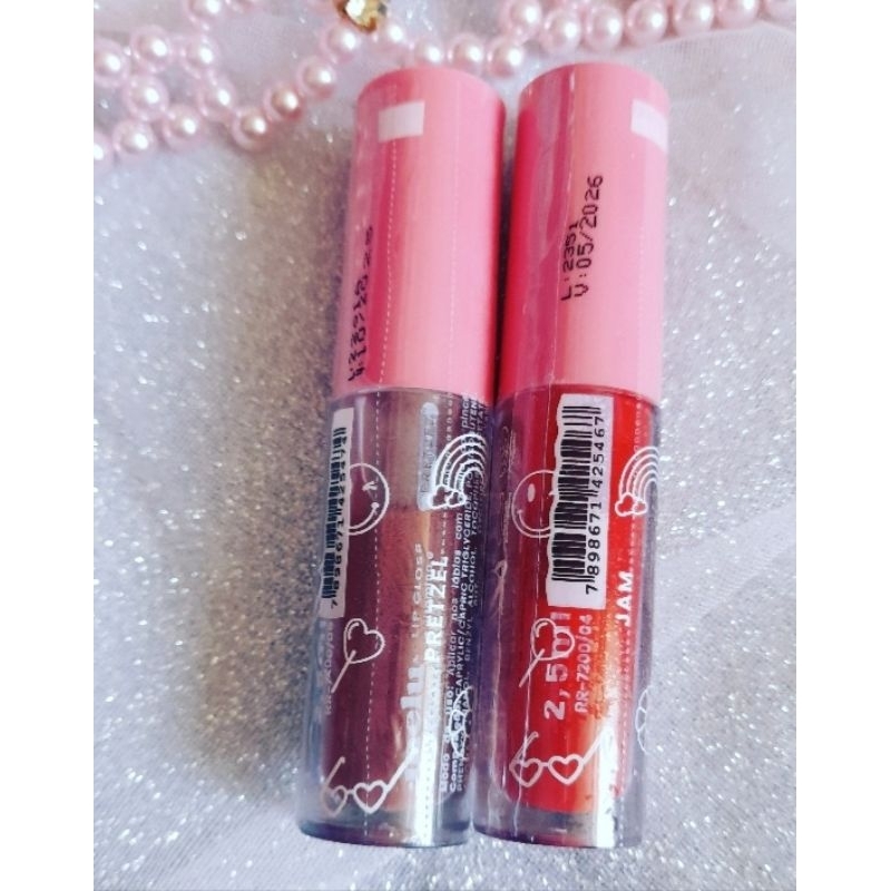 Gloss Labial Pretzel Melu Ruby Rose Kit Shopee Brasil