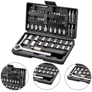 Jogo de Soquete e Bits 75 Peças - Titanium