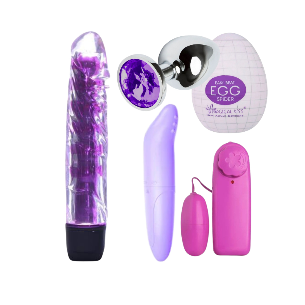 Kit Sex Shop Vibrador Golfinho Vibro Bullet Personal Vibrador