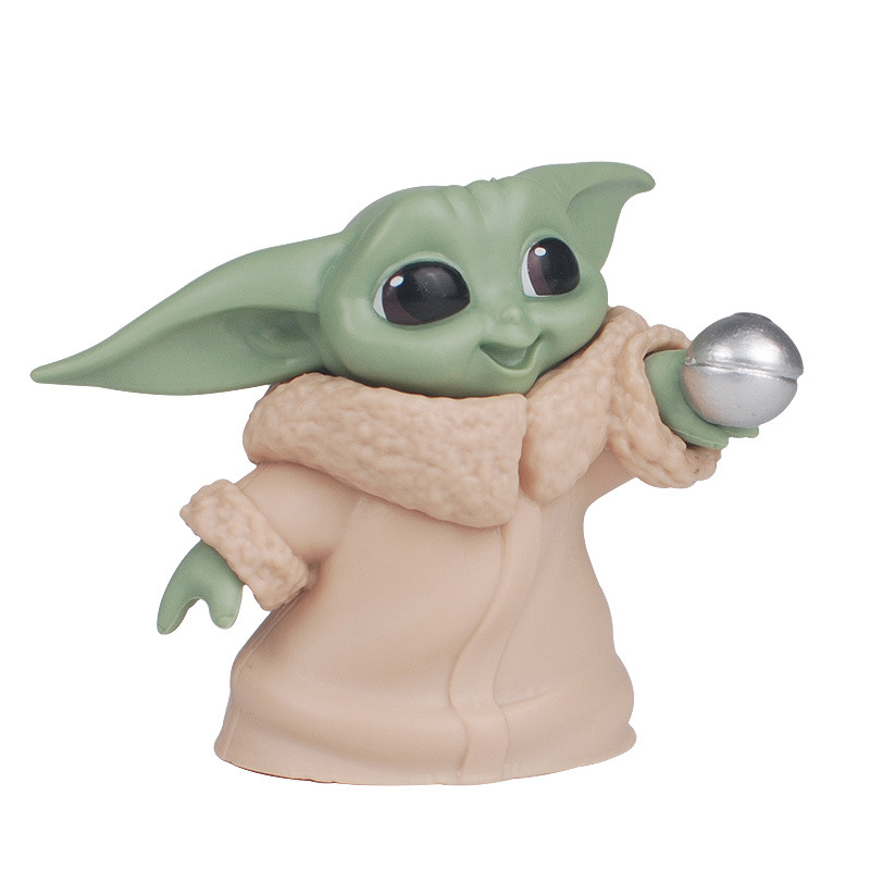 6er-Set Baby Yoda Actionfiguren – 5,6 Cm Groß, Aus PVC, Süße Mini-Figuren Für Sammler Und Fans