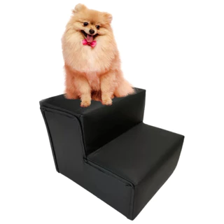 Escada Pet 02 Degraus Corino Limpa Facil Cachorro ou Gato