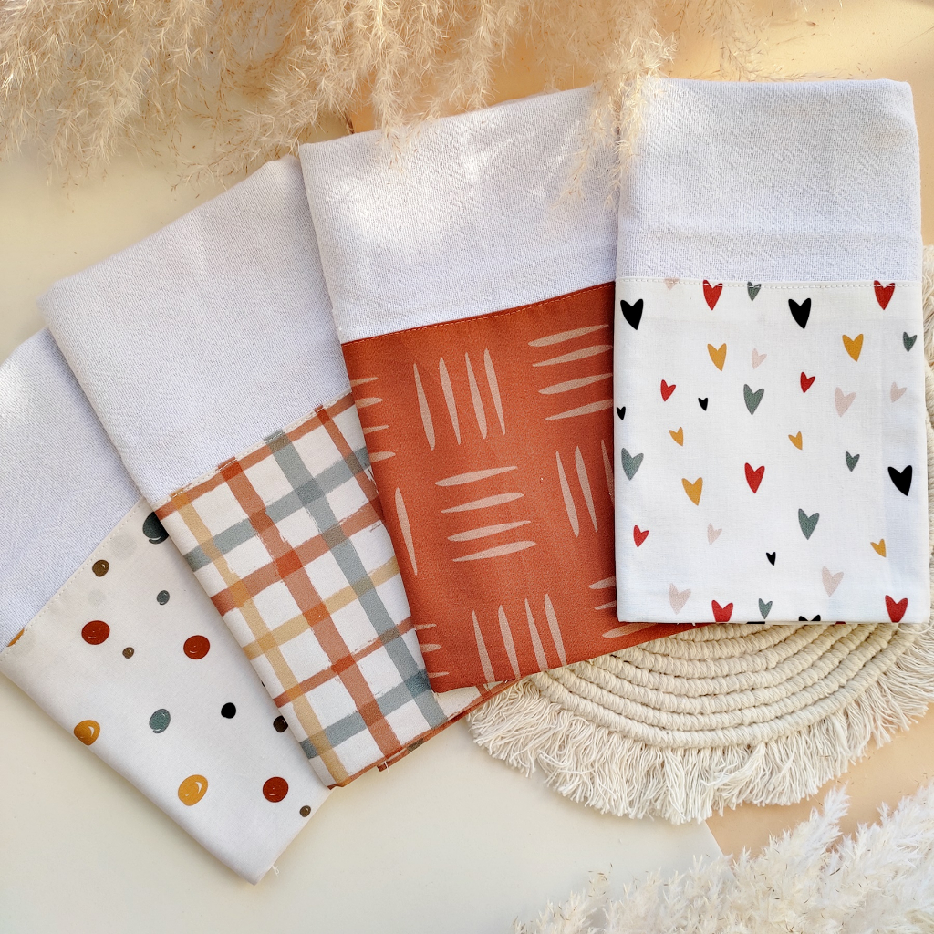 Kit Pano de Prato Boho Minimalista Com 4 Unidades | Shopee Brasil