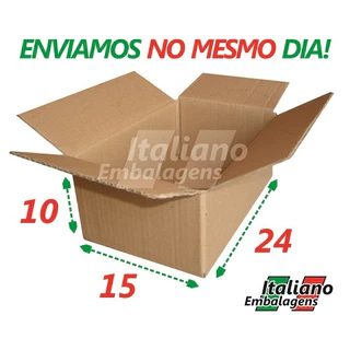 PROMOÇÃO Caixa de Papelão Medida 24x15x10- Correios Sedex