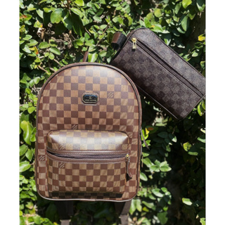 Kit Bolsa Mochila e Nécessaire Louis V LV Estojo Preto PROMOÇÃO