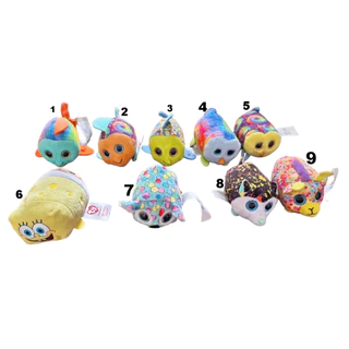 Brinquedos Pelúcia Animais Cachorro Tigre Peixe Bob esponja Ty Mc Donalds Desapego (unidade)