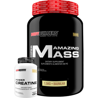 Whey Protein Nutri Bodybuilders Hipercalórico Suplemento Alimentar 1,5kg Proteína Hipertrófico + Creatina Hardcore 100g Original - Bodybuilders
