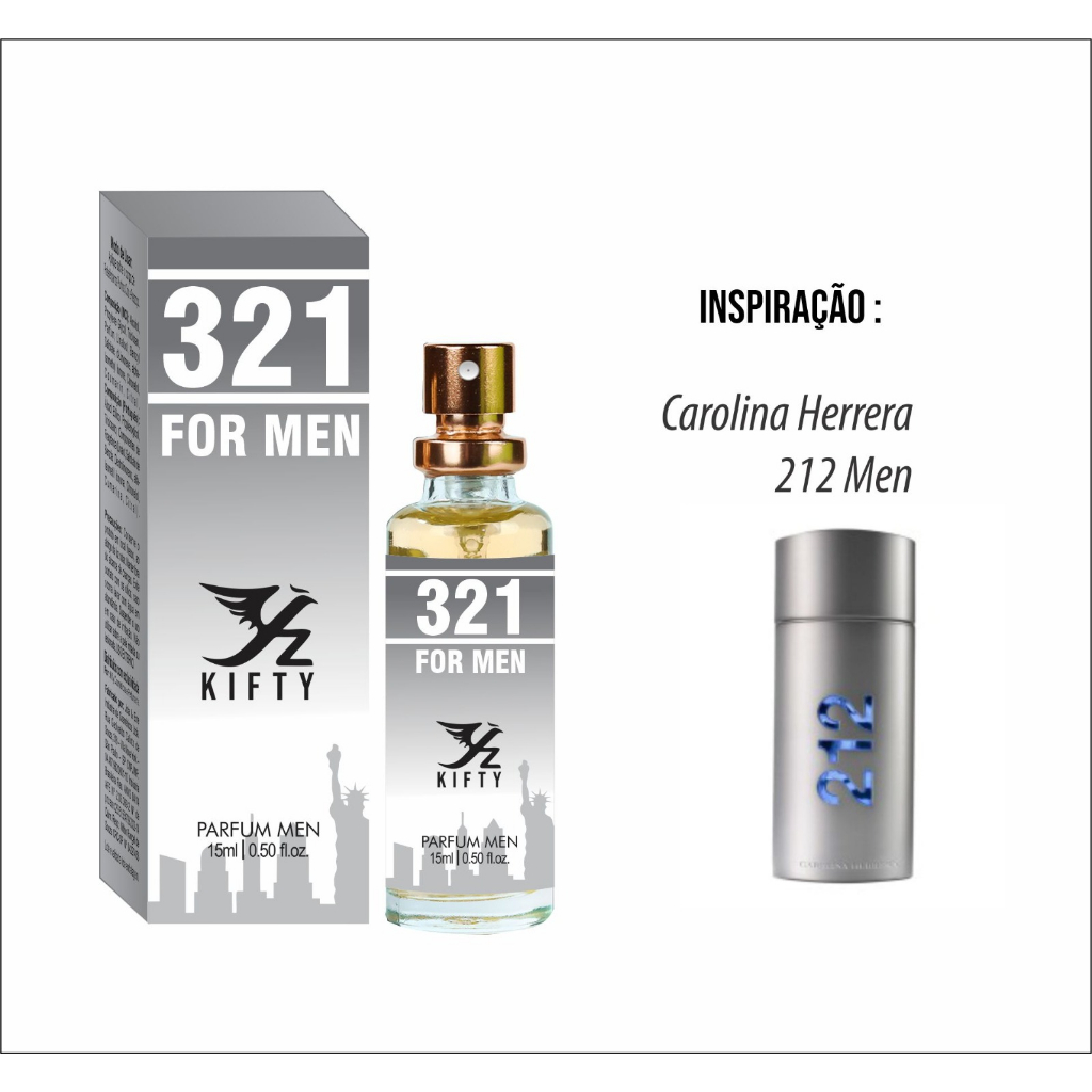 Super lançamento 321 For men15ml Kifty KIKA
