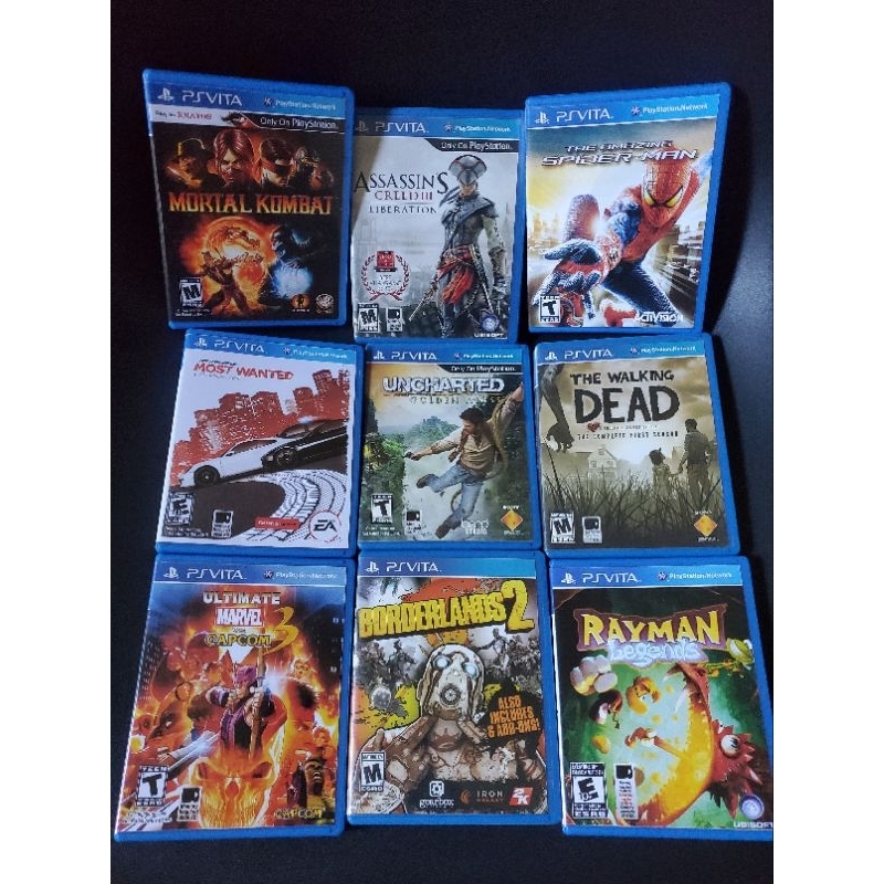 Jogos Ps Vita Midia Fisica com Capas (Produto usado)