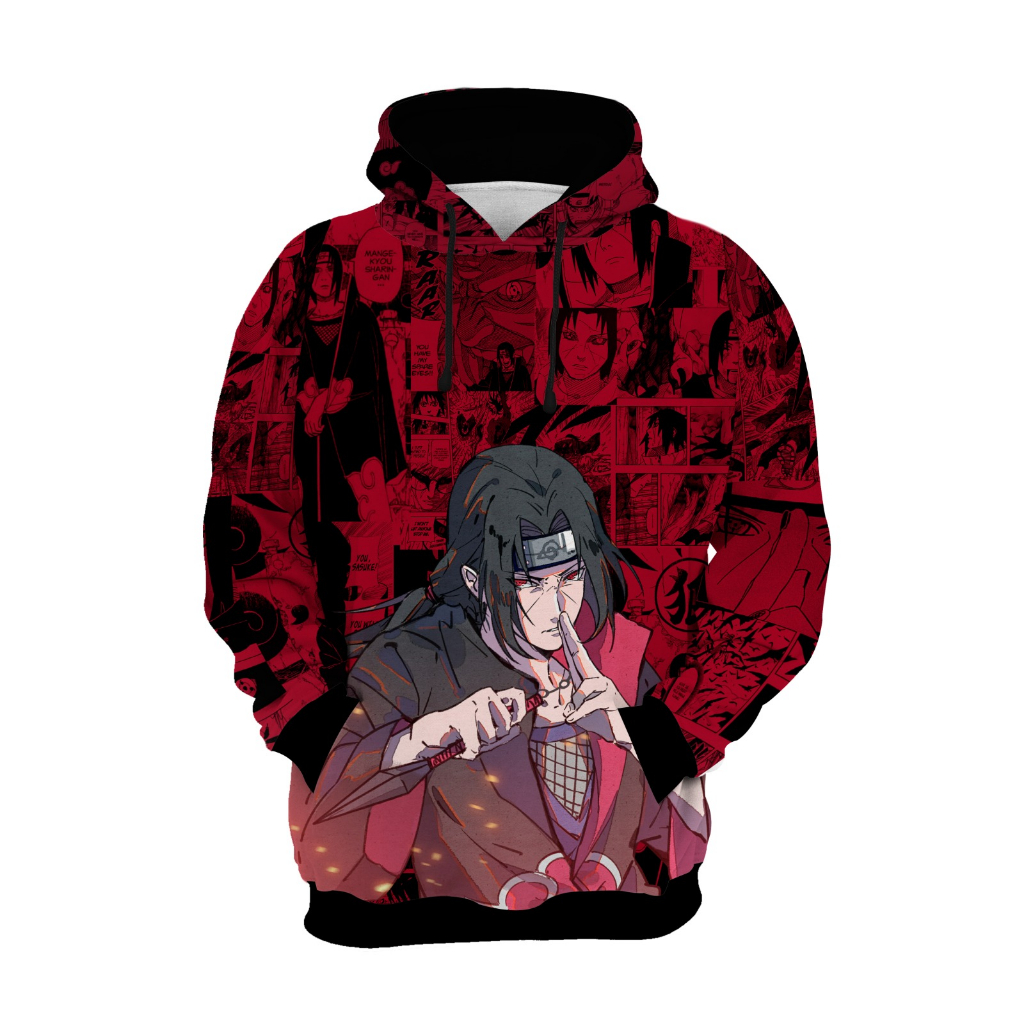 Moletom Blusa de Frio Nuvem Akatsuki Anime Geek Moleton Casaco