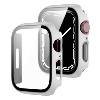 Case Bumper Película Vidro Hprime Apple Watch 7 41mm - Branco