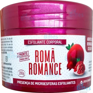 ESFOLIANTE CORPORAL ROMÃ ROMANCE PHÁLLEBEAUTY COSMÉTICOS ESFOLIA, LIMPA E HIDRATA