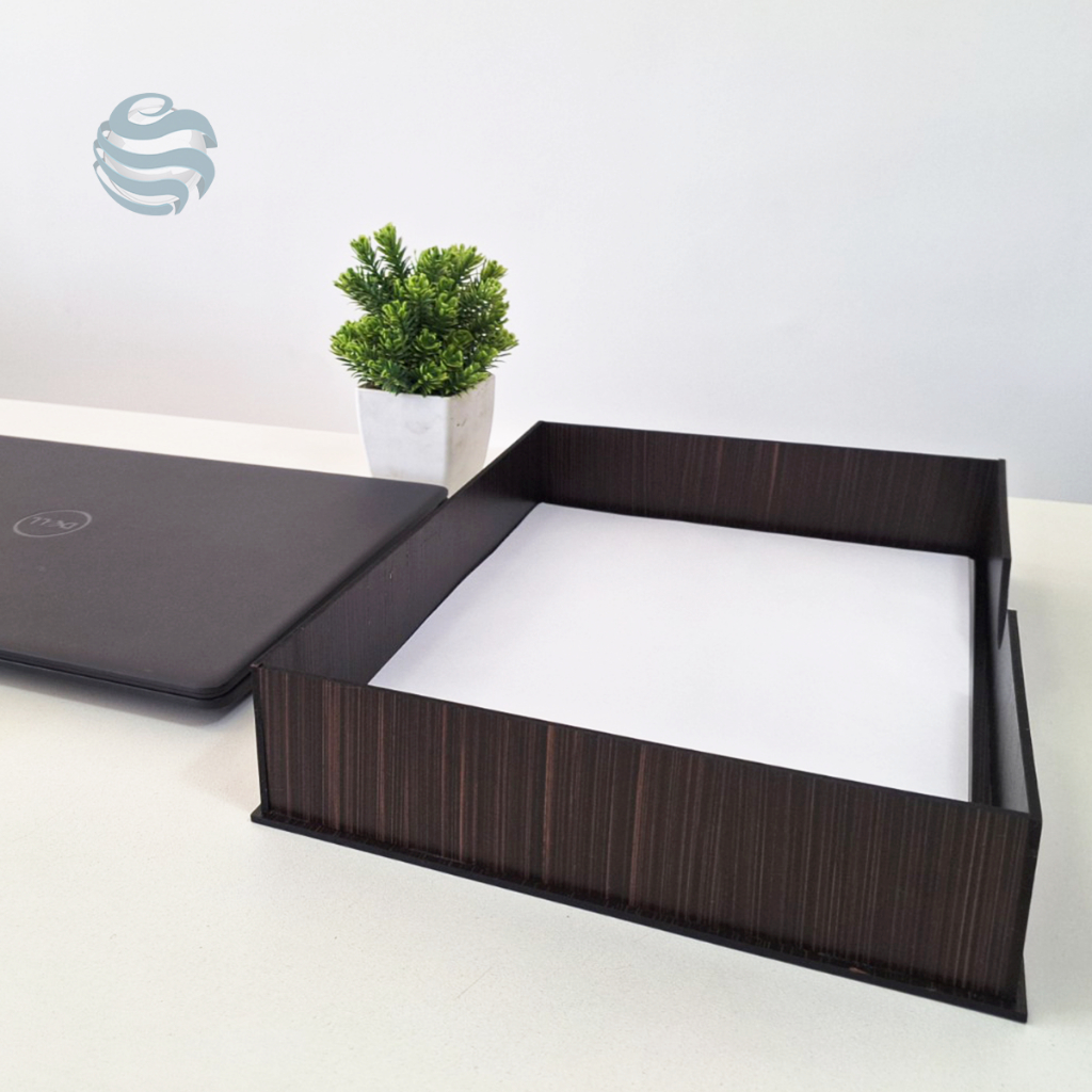 Porta Sulfite A4 Organizadora De Mesa Caixa Escritório