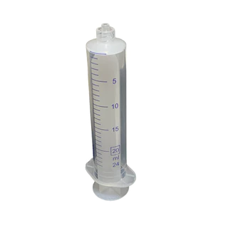 Seringa Luer Lock Sem Embolo De Borracha 20ml