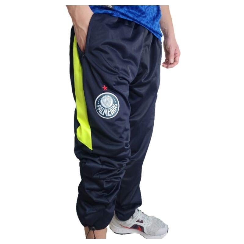 Calca De Tactel Brasil Modelo Jogger Muito Leve Esporte Top Futebol Time  Copa