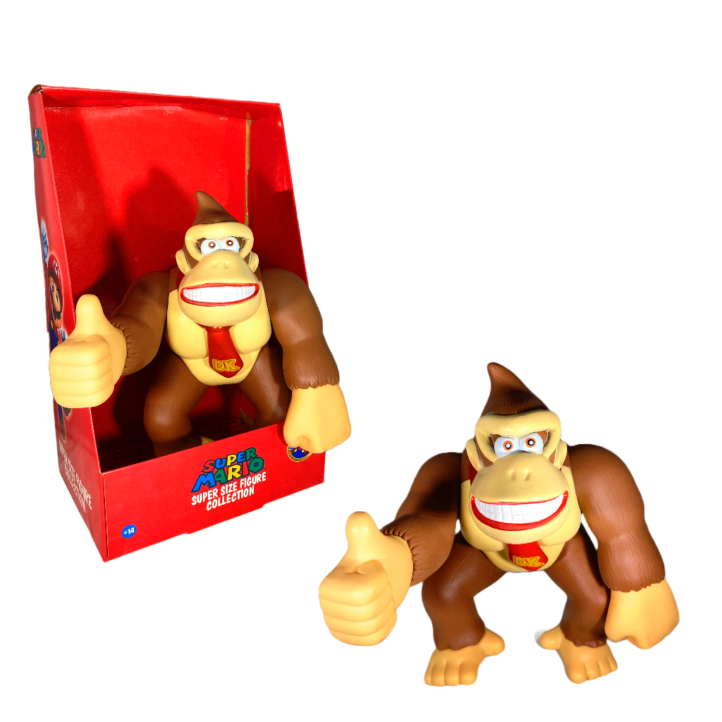 Boneco Grande Donkey Kong 23 cm Super Mario Articulável Collection ...